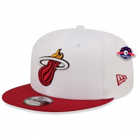 Kappe 9Fifty - Miami Heat - White Crown Team