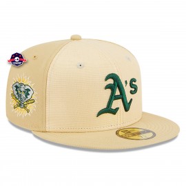 Cap 59Fifty - Oakland Athletics - Raffia New Era - Creme