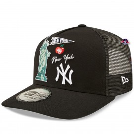 Cap Trucker - - New York Yankees - City Graphic