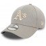 New Era 9Forty - Oakland Athletics - Pivot Knit - Hellgrau