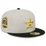 New Era 59fifty Kappe - Houston Astros - Two Tone Stone - Grau