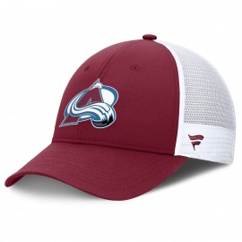 Fanatics Kappe - Colorado Avalanche - Authentic Pro - Trucker - Bordeauxrot