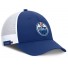 Fanatics Kappe - Edmonton Oilers - Authentic Pro - Trucker - Blau