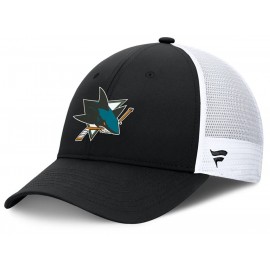 Fanatics Kappe - San Jose Sharks - Authentic Pro - Trucker - Schwarz