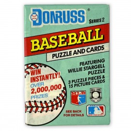 MLB Trading Cards Pack - Donruss Series 2 - 15 Karten