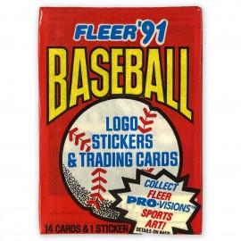 Pack Fleer - Baseball '91 - 14 Trading Cards