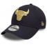 New Era 9Forty Cap Chicago Bulls Metallic Logo Schwarz