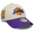 New Era 9Forty Cap - Los Angeles Lakers - Contrast Patch - Creme