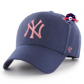 47er Kappe - Yankees - Marineblau / Rosa