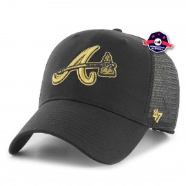 Cap Trucker - Atlanta Braves - Black