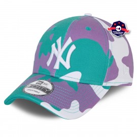 9Forty - New York Yankees - Camo Pack Türkis und Fuchsia