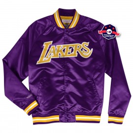 Satinjacke - Los Angeles Lakers - - Mitchell and Ness