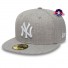 Cap New Era - New York Yankees - 59Fifty - Grau meliert