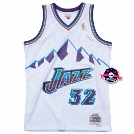 NBA Jersey - Karl Malone - Utah Jazz - Weiß