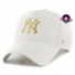 Kappe 47' - New York Yankees - Metallic Snap weiß