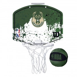 Mini Basketballkorb Wilson NBA - - Milwaukee Bucks