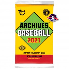 Pack Trading Cards MLB - 2021 Topps Archive Hobby Box - 8 Karten