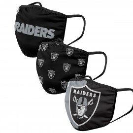 Stoffmasken - Las Vegas Raiders - 3er-Set