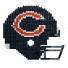 3D - Helm der Chicago Bears - NFL puzzle