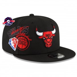 Cap 9Fifty - Chicago Bulls - Back Half - Schwarz