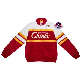 Satinjacke - Kansas City Chiefs - Special Script - Mitchell and Ness