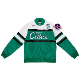 Satinjacke - Boston Celtics - Special Script - Mitchell and Ness