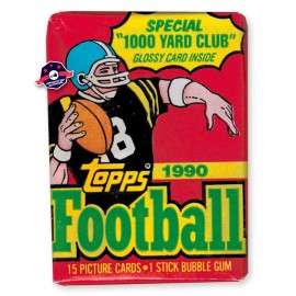 Pack Trading Cards NFL - 1990 Topps - 15 Karten