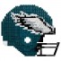 BRXLZ 3D Puzzle - Helm der Philadelphia Eagles - NFL