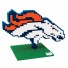 Denver Broncos - NFL - 3D BRXLZ - Logo zum Aufstellen