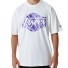 NBA T-Shirt - Los Angeles Lakers - Infill Graphic Weiß - New Era